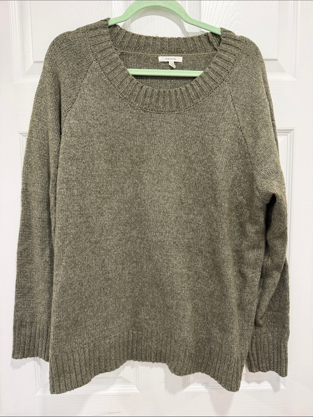 Maurices Olive Crewneck Sweater